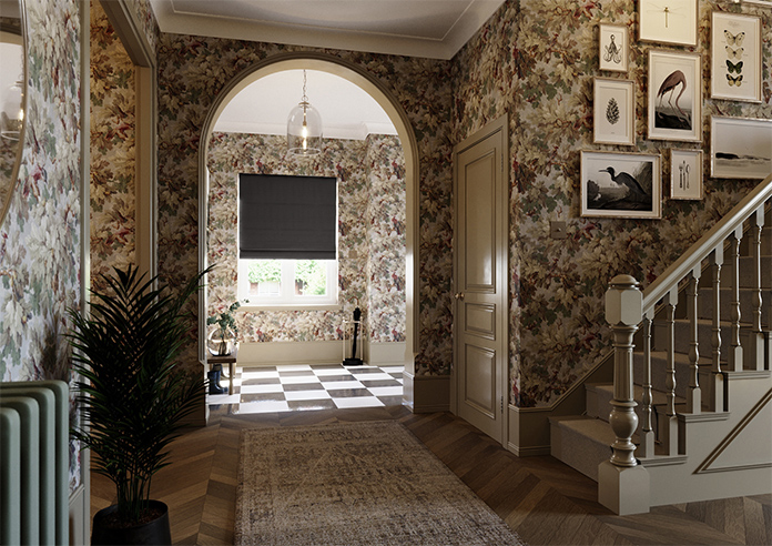 Devonshire, Charcoal - Roman Blind - Image 7